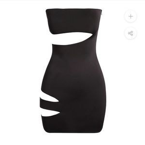 BRAND NEW WITH TAGS! Black Cut Out Mini Dress - LEAU